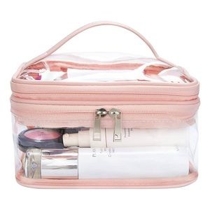 Clear PVC bag for hair and nail accessories,